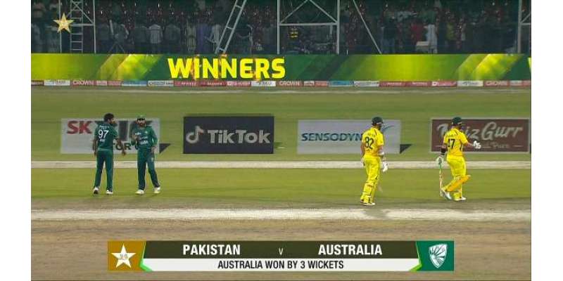 ated Pakistan in the only T20 match of the series