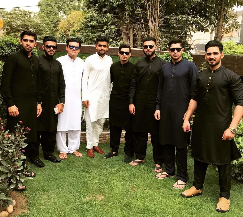 Babar Azam enjoys a day off with family