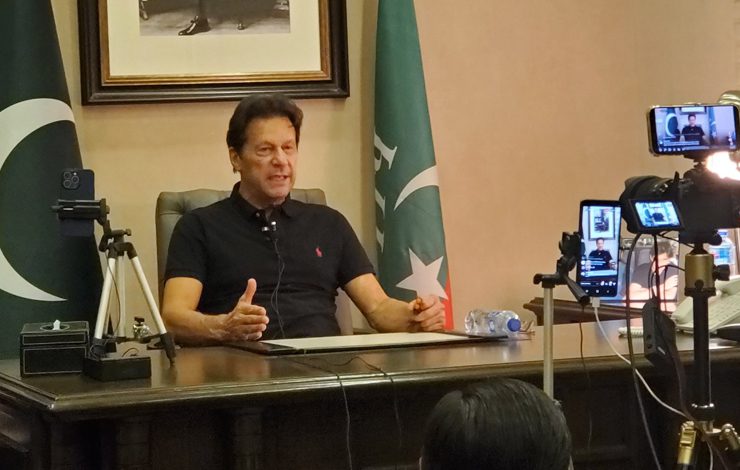 Imran Khan's live speech set a new world record on Twitter