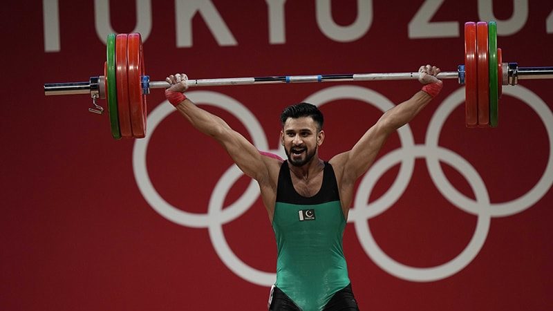 6 Pakistani weightlifters including Talha Talib suspended