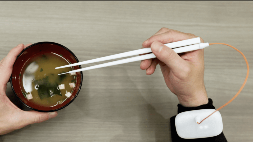'Electric Chop Sticks' To Make Food More Salty Without Salt