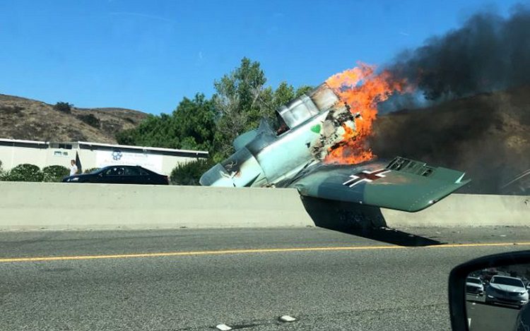 US Military Plane Crashes in California