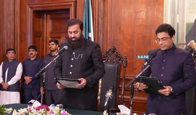 Hamza Shahbaz retakes oath as Chief Minister Punjab
