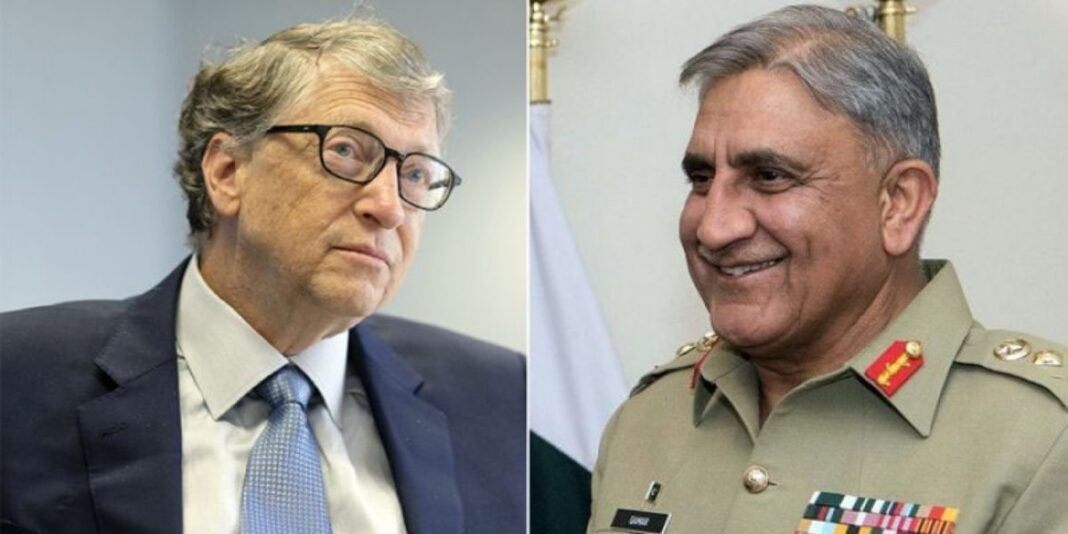 Telephonic communication between Army Chief and Bill Gates