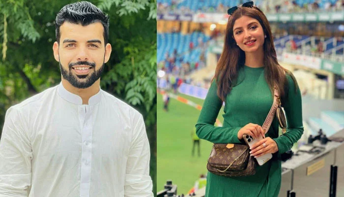 Kanza Hashmi and Shadab Khan
