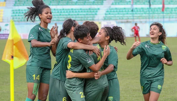 Historic success of Pakistani women football team