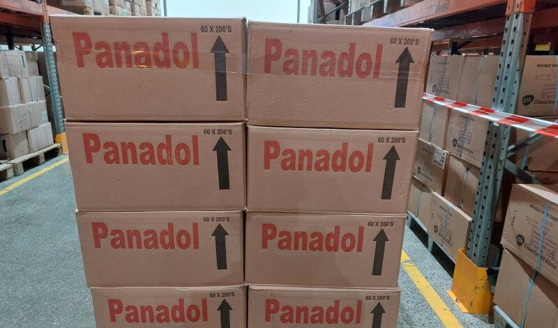 Huge quantity of Panadol tablets recovered from Lahore