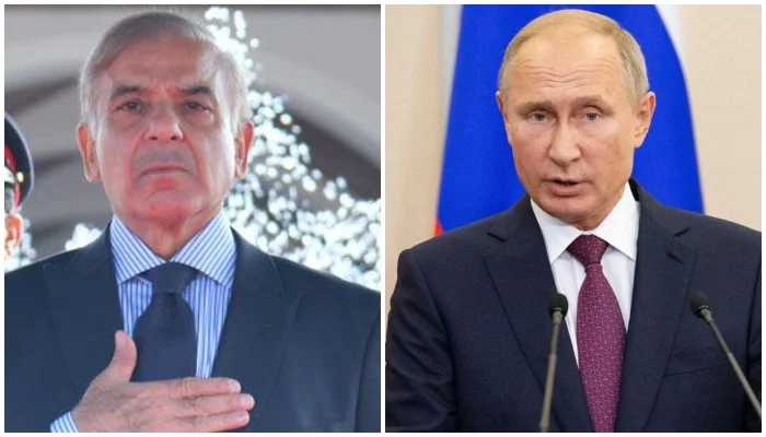 Shehbaz Sharif met with Russian President Vladimir Putin