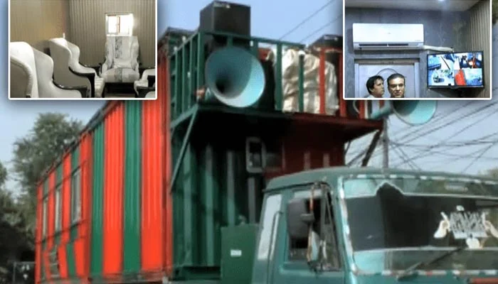 Imran Khan's luxury container