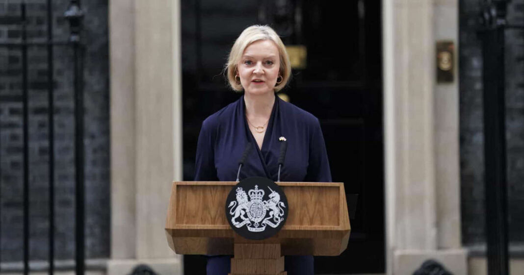 British Prime Minister Liz Truss announced to resign