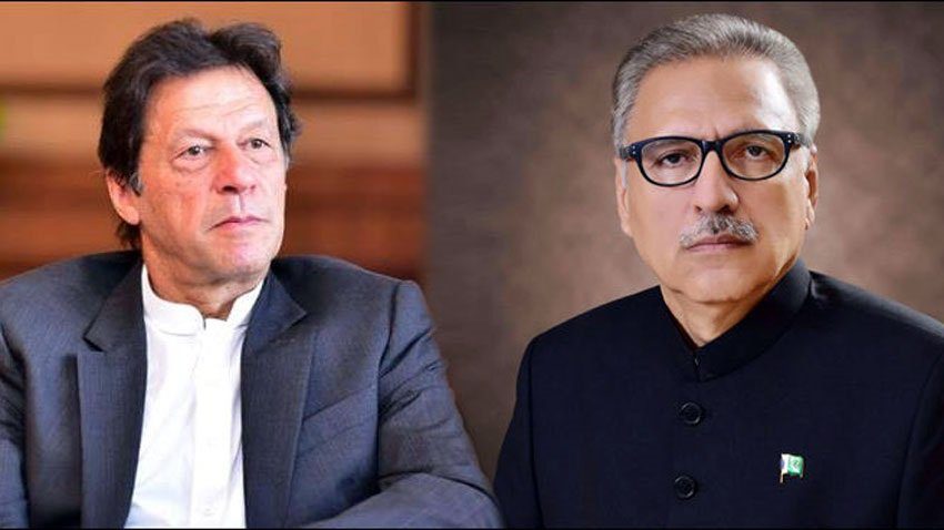 President's remarks against Imran Khan