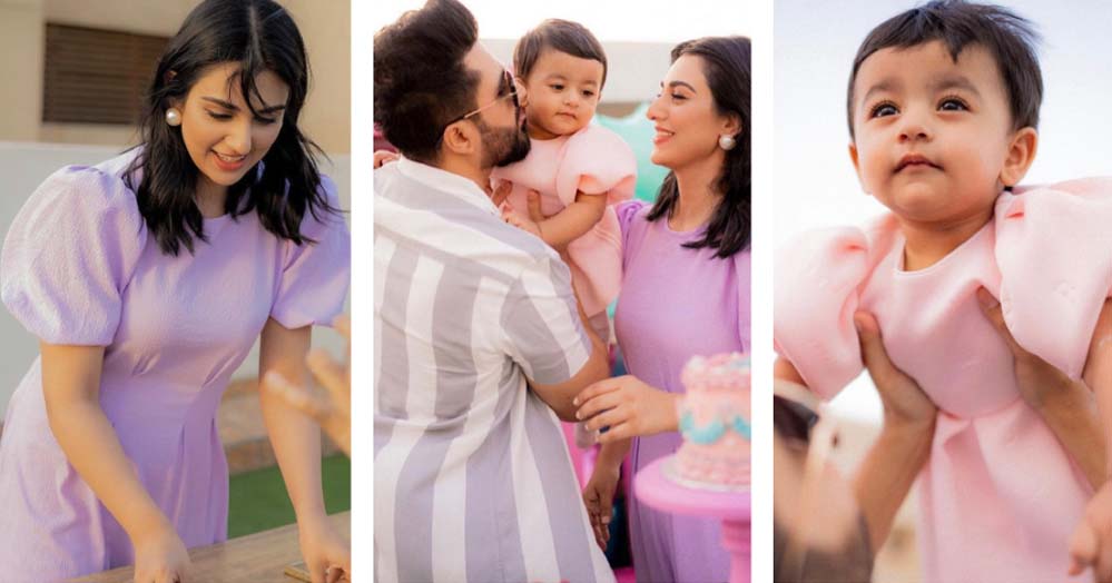 Sarah Khan daughter’s 1st birthday