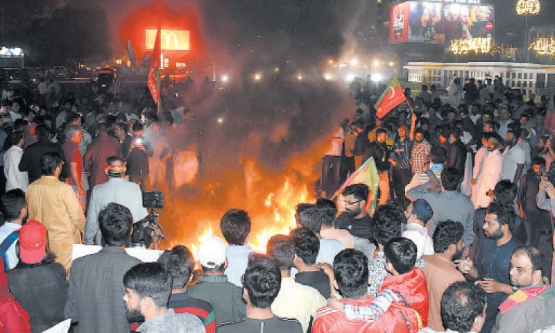 PTI protests in various cities of Punjab