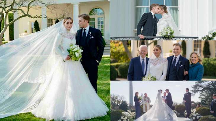 US President Biden's granddaughter's wedding at the White House