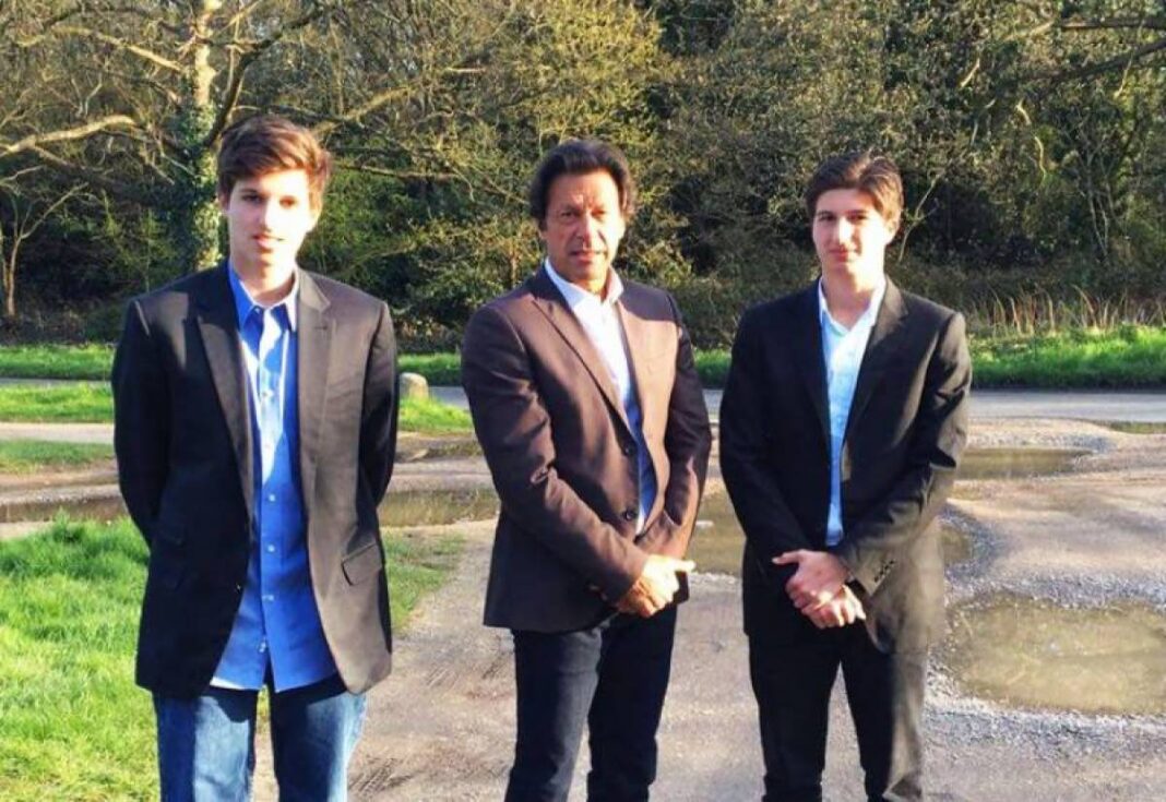 Imran Khan's sons returned from Lahore to London