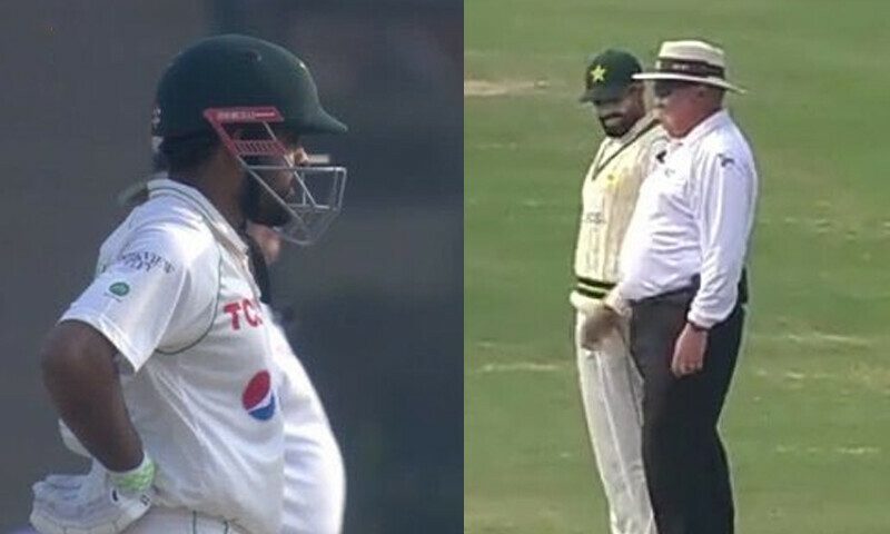 Babar Azam recreates meme with Umpire