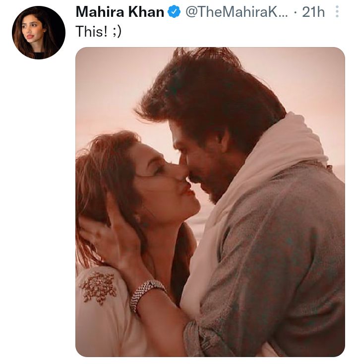 Mahira shared her favourite scene from Raees