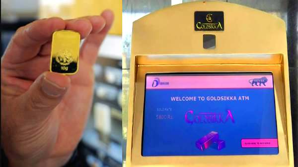 ATM dispenses gold coins