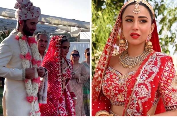 Ushna Shah and golfer Hamza Amin tied the knot