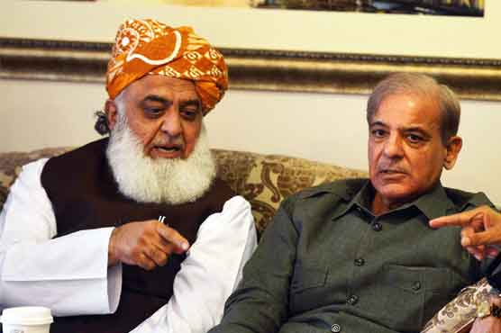 Maulana Fazlur Rehman meets Shehbaz Sharif