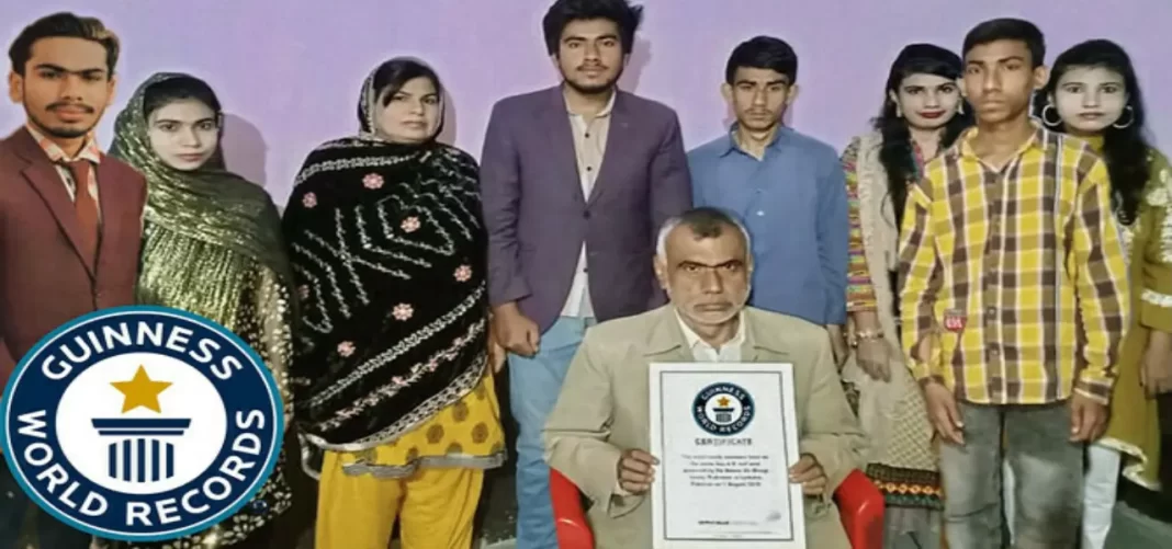 A Pakistani family sets a new Guinness World Record