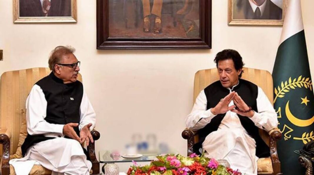 President Alvi Meets Imran Khan