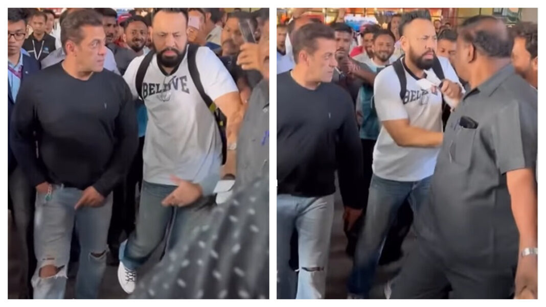 Salman Khan gets angry as fan tries to shake hands with him