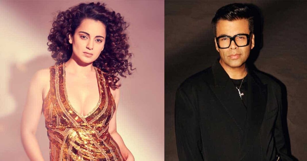 Kangana Ranaut slams Karan Johar new Instagram post