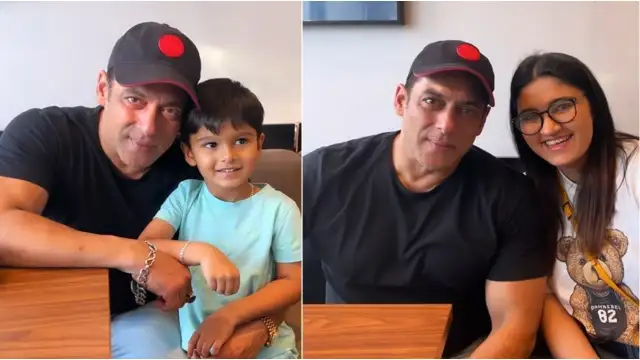 Salman Khan meeting with Shoaib and Sania Mirza's son Izhan