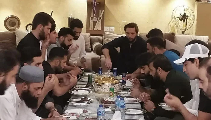 National cricketers invited to Shahid Afridi's house