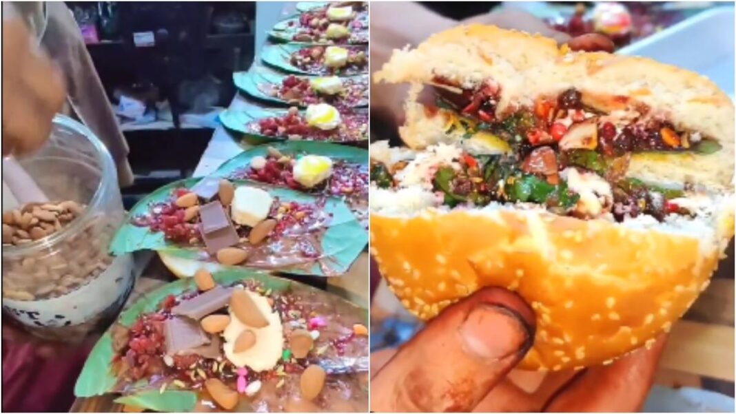 Pan Wala Burger viral on social media