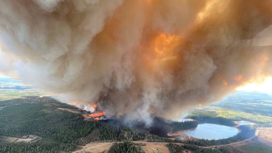 Wildfires burn across Canada