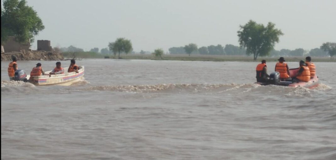 Sutlej water level dropped