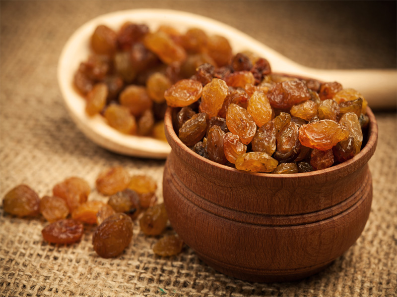 Surprising health benefits of Raisins