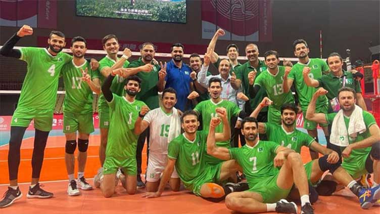 Pakistan’s Volleyball Team defeated India