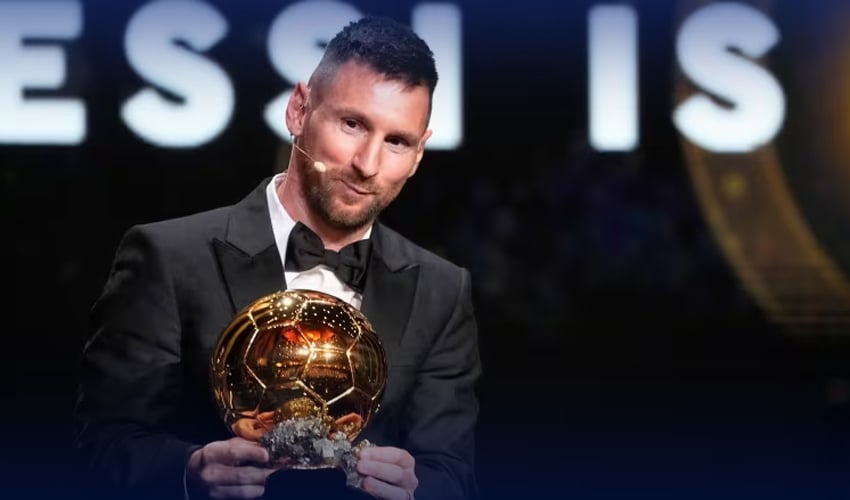 Lionel Messi wins his 8th 'Ballon d'Or' award