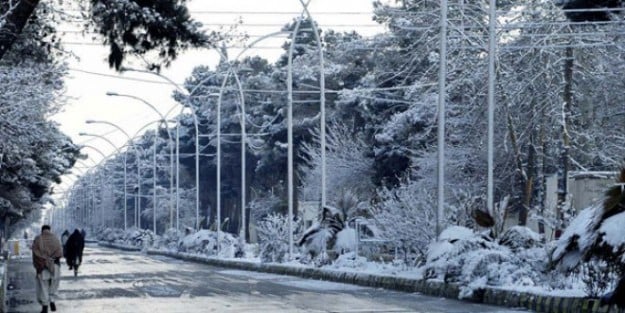 North Balochistan: Second spell of rain and snow