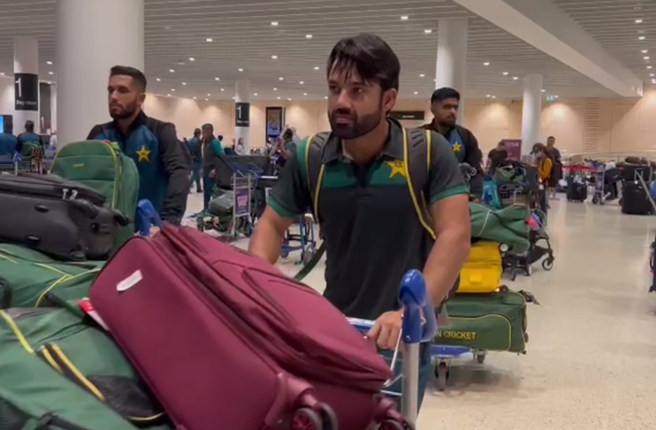 Pakistan cricket team reached New Zealand