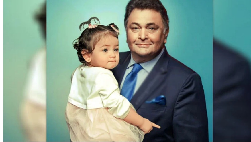 Rishi Kapoor picture with granddaughter 'Raha' goes viral