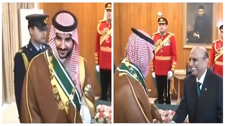 Honor of 'Nishan-e-Pakistan' for Saudi Defense Minister