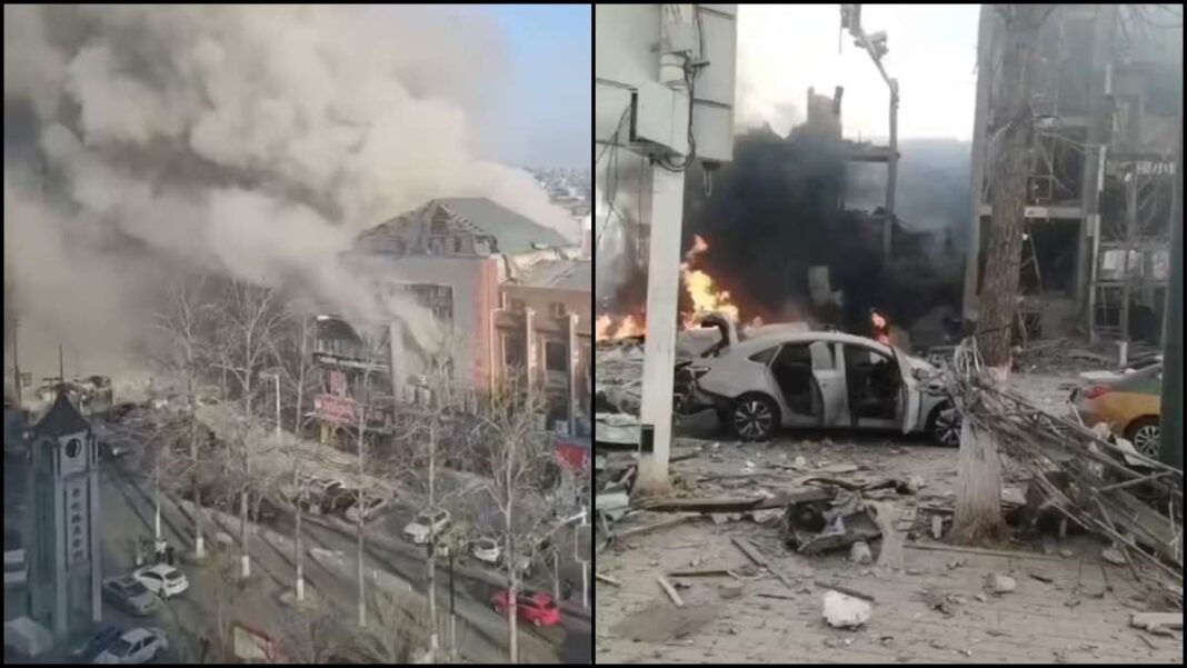 Explosion at a restaurant in the Chinese province of Hebei