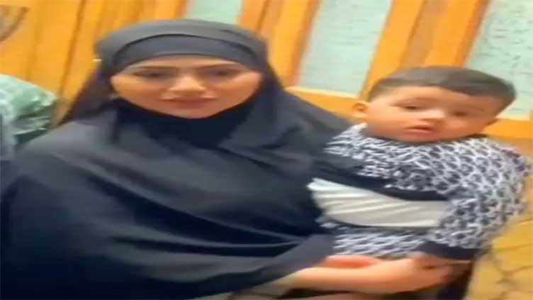 Sana Khan reveals the face of her son Tariq Jamil