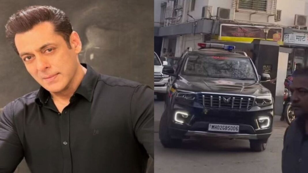 Salman Khan left the Galaxy apartment amid tight security