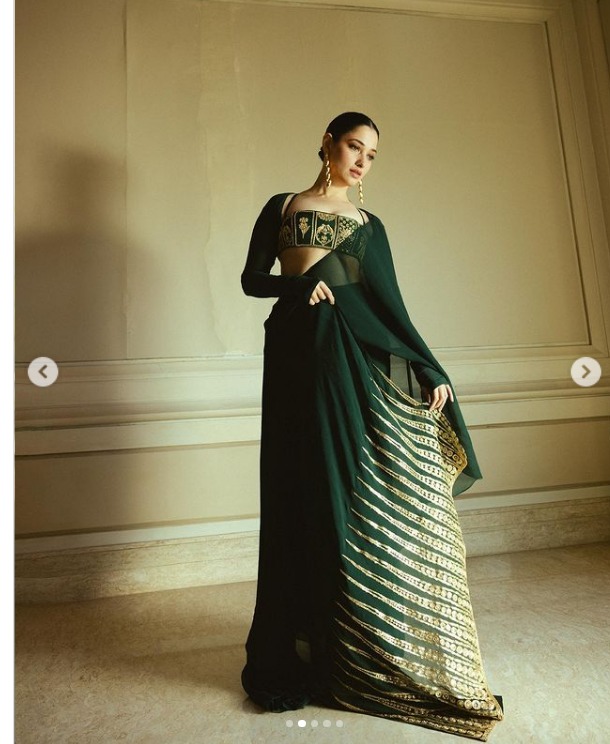 What is the price of Tamannaah Bhatia beautiful saree?