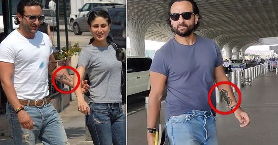 Saif Ali Khan removed 'Kareena' name tattoo from his arm
