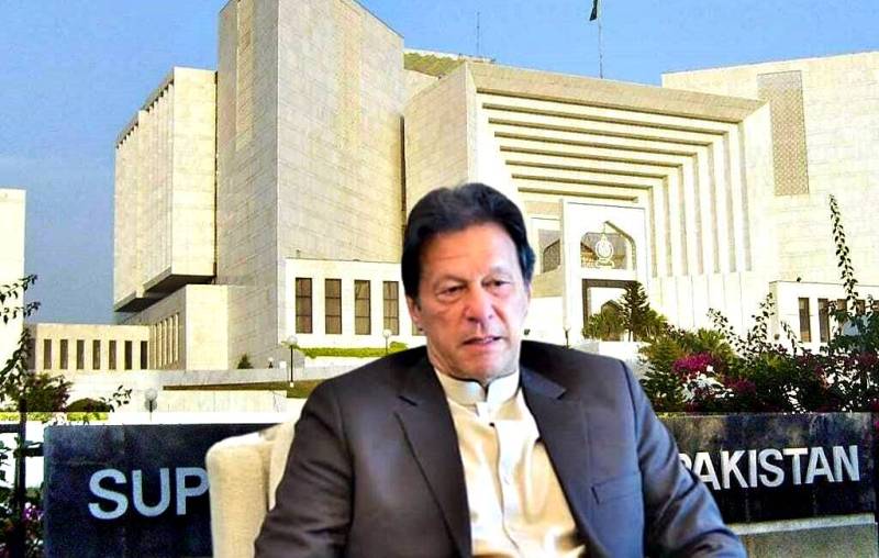 Imran Khan appears in Supreme Court through video link