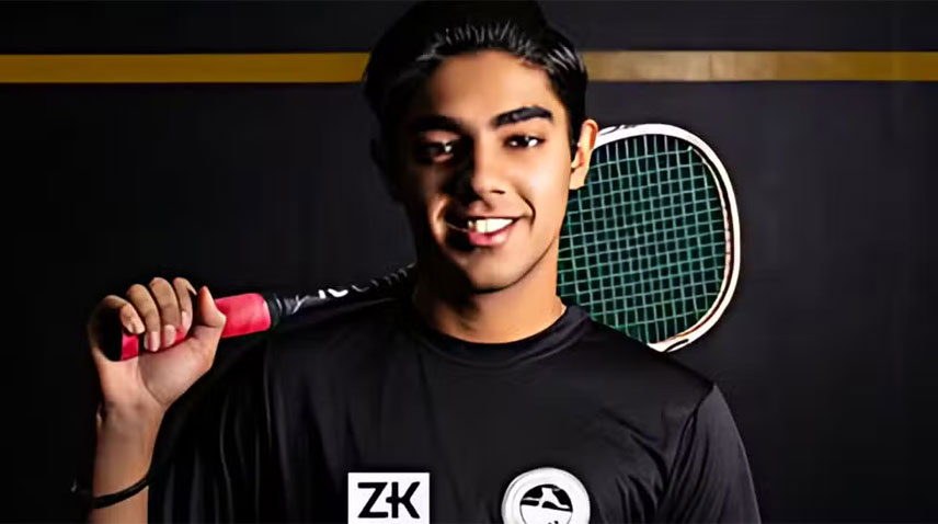 Pakistan's Ashab Irfan won the Kenso Open Squash Championship