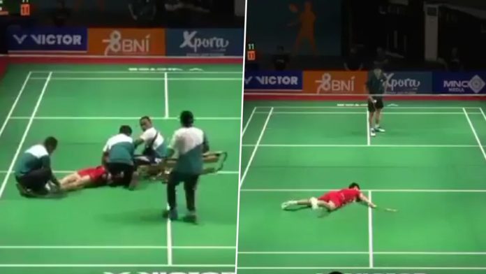 Chinese badminton player died of a heart attack during a match